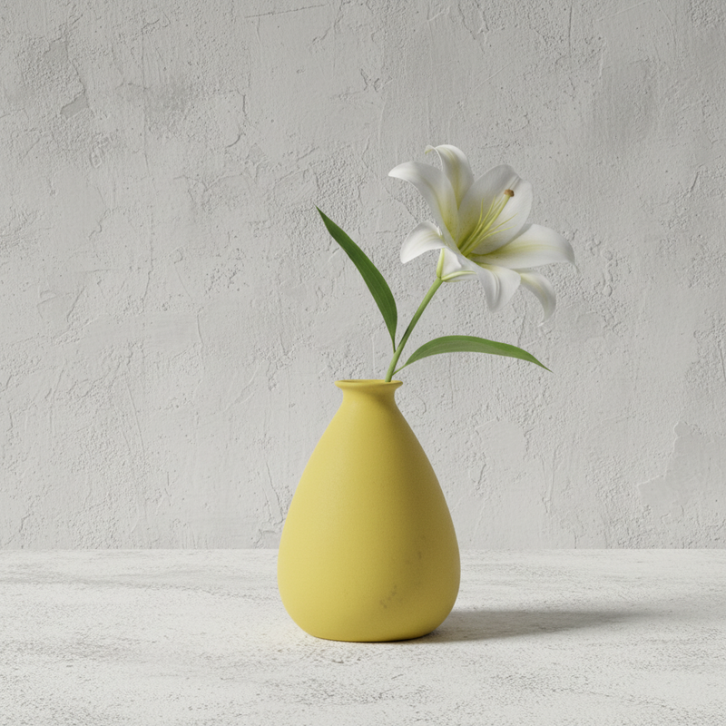 Colorful Ceramic Flower Vase | Modern Tabletop Decor